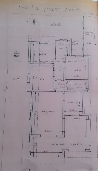 Villa con giardino località Console